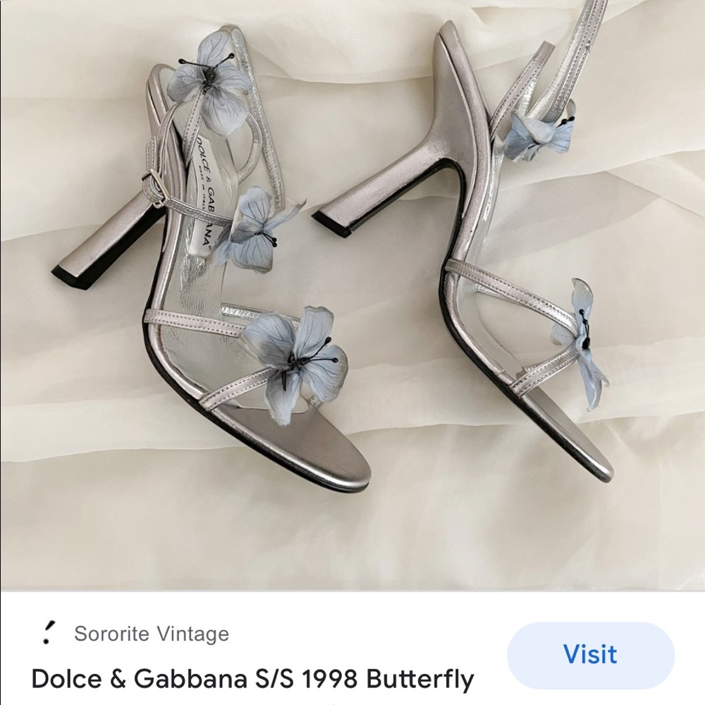 ISO-IN SEARCH OF Dolce & Gabbana Butterfly Heels